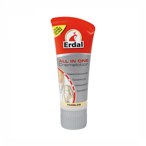 Erdal All in One Cremelotion Farblos, Schuhcreme, 50ml